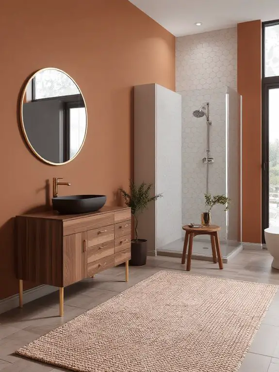 organic warm mid century tones