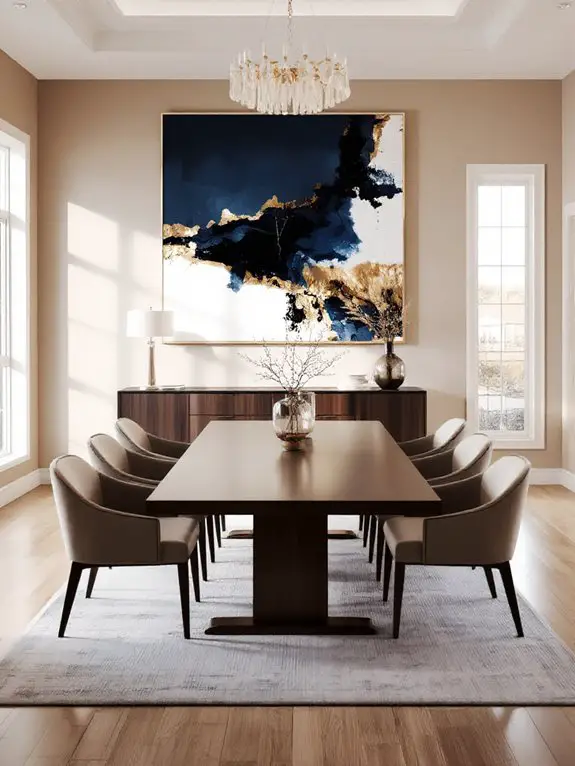 oversized eye catching statement artwork