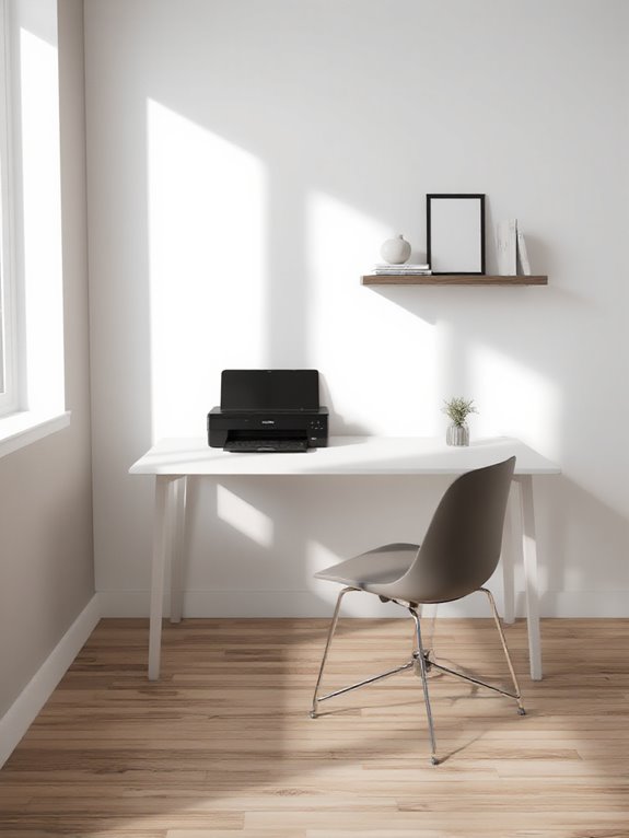 printer scanner organization space