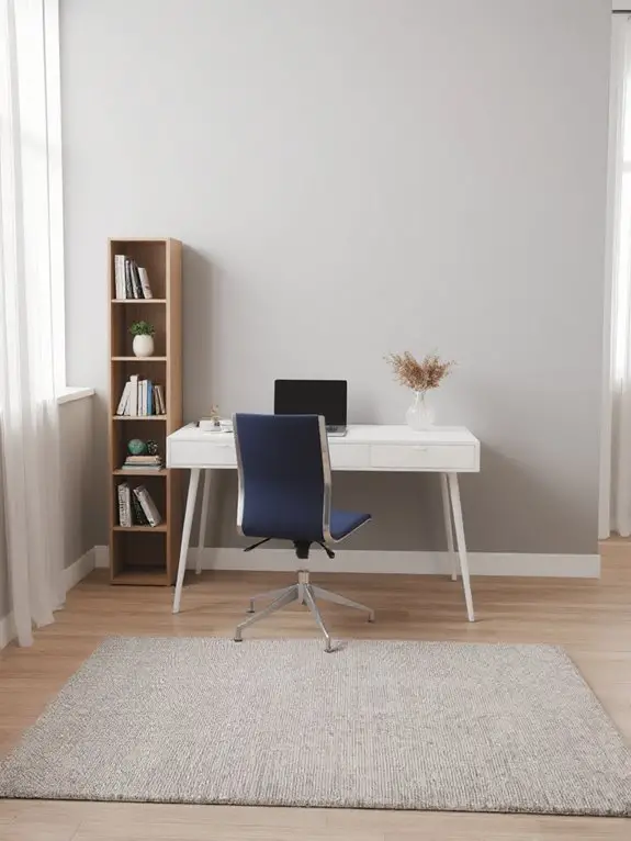 quiet corner workspace