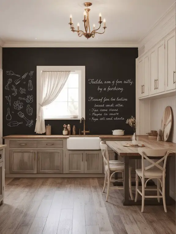 rustic creative functional walls