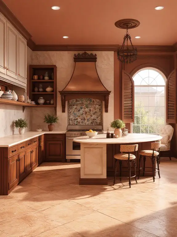 rustic mediterranean kitchen charm