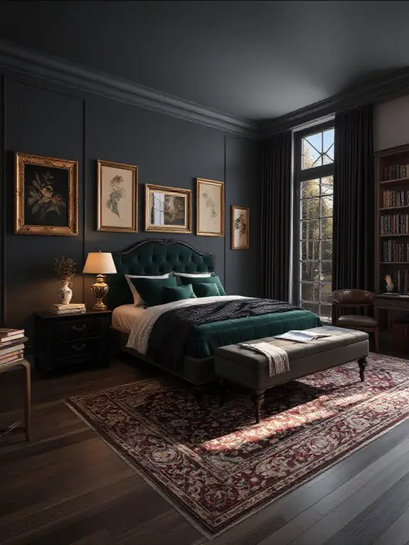 scholarly dark intellectual retreat