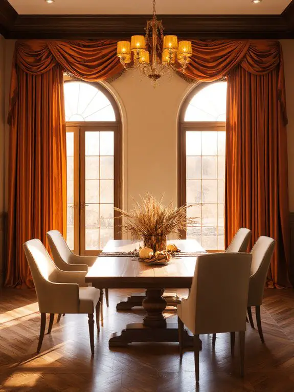 seasonal curtains transform space
