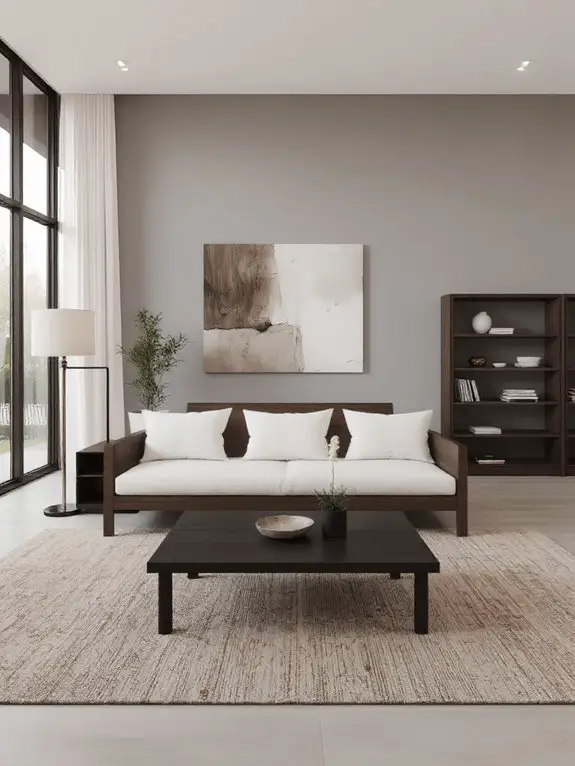 serene minimalist natural tranquility