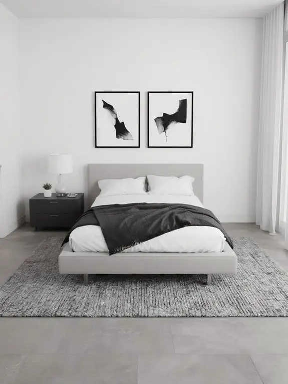 serene monochrome minimalism