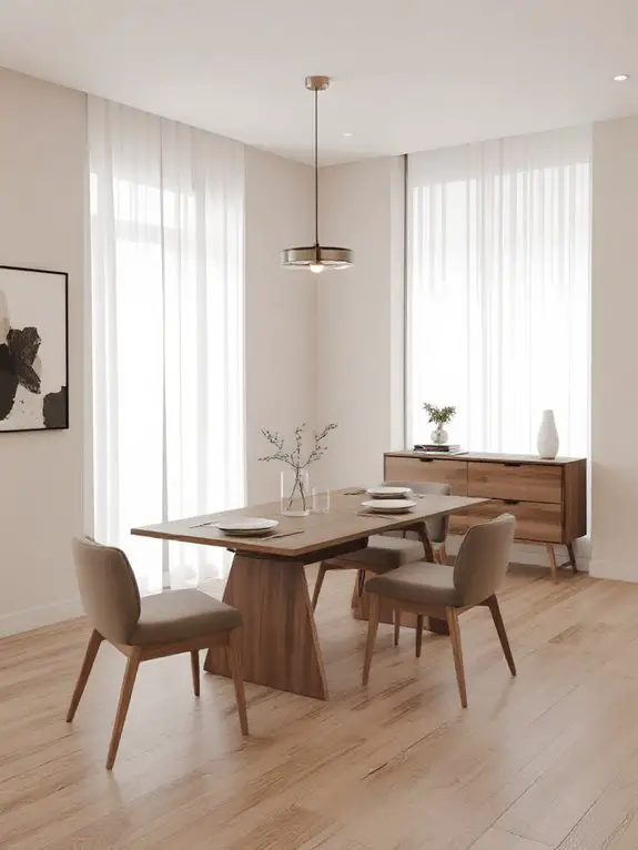 sleek minimal functional serene