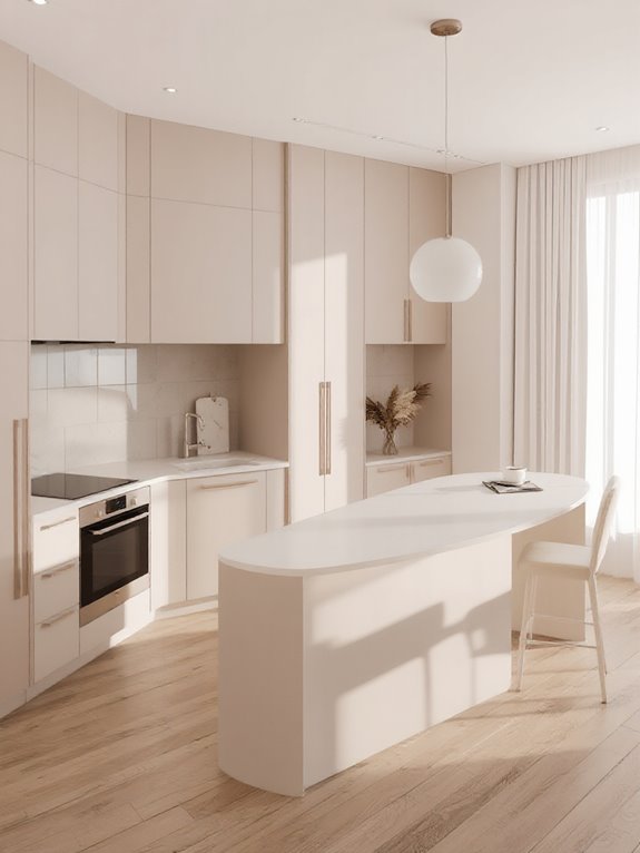 sleek minimalist kitchen design