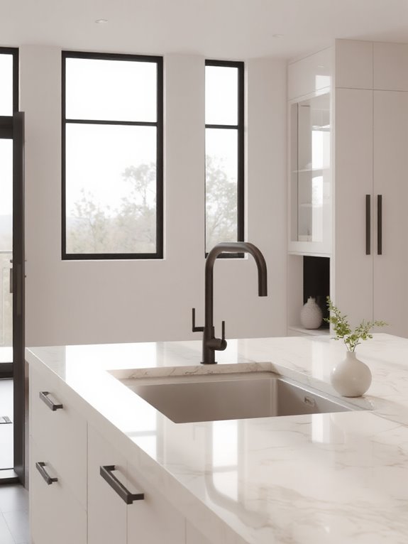 sleek modern cabinet upgrades