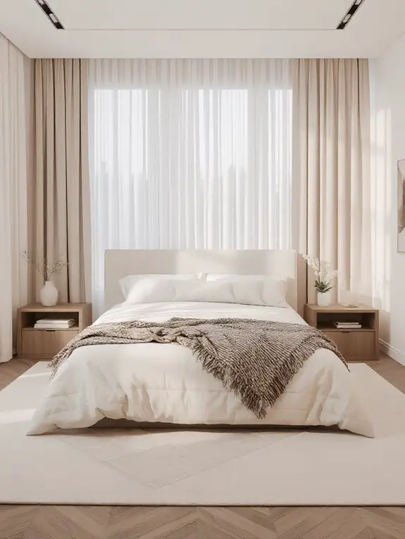 soft fabrics enhance serenity