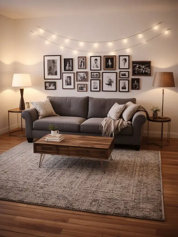 soft glow string lights