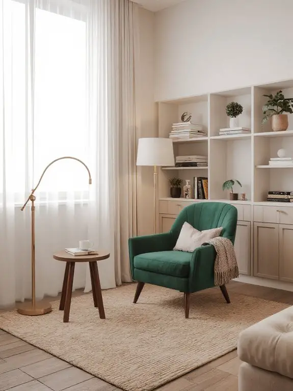 soft layered reading retreat