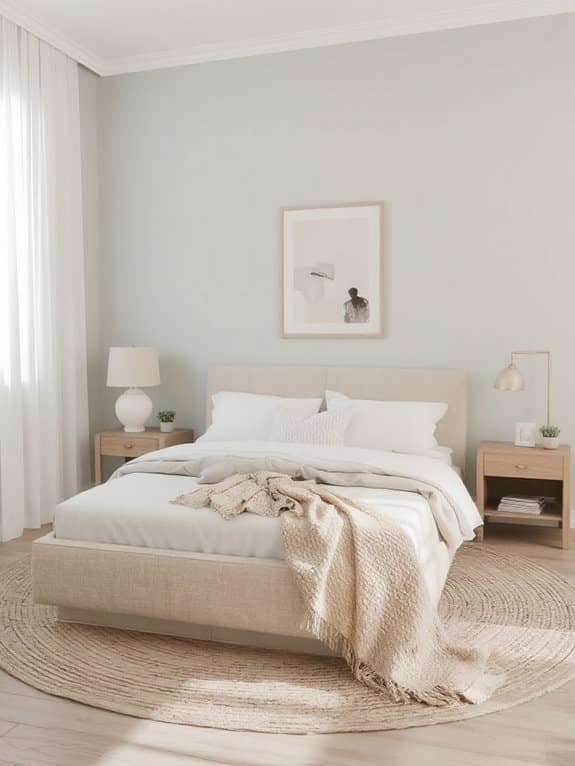 soft muted serene tones