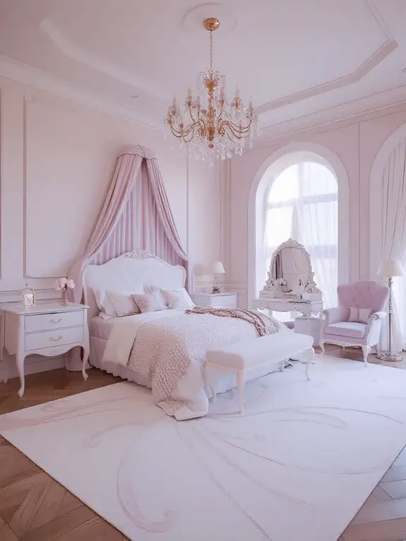 soft pastel whimsy glam