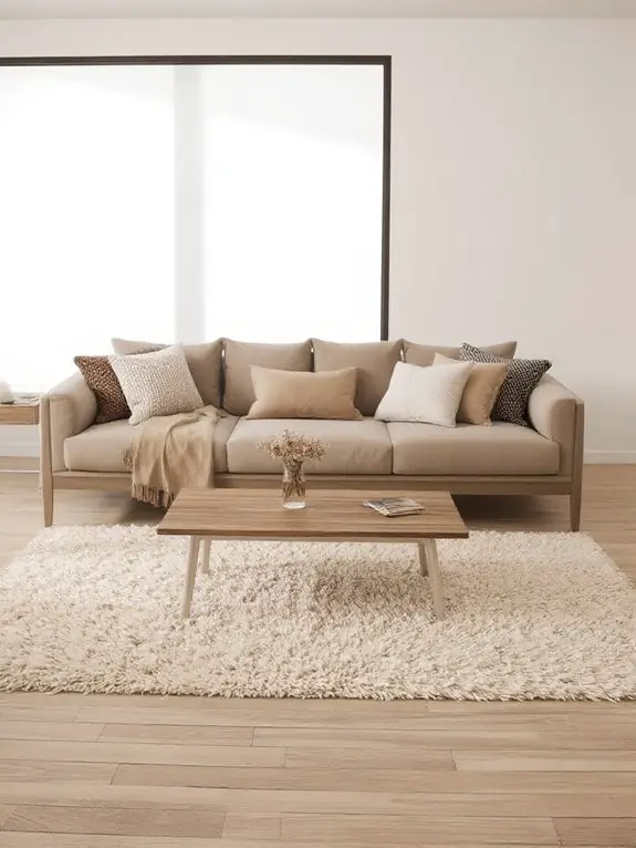 soft textured lumbar pillows