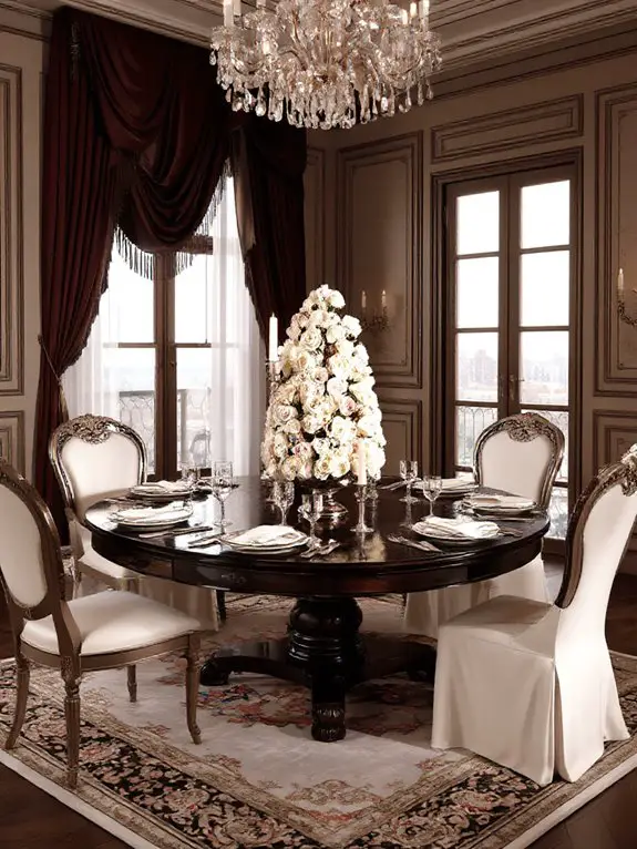 sophisticated tableware arrangements