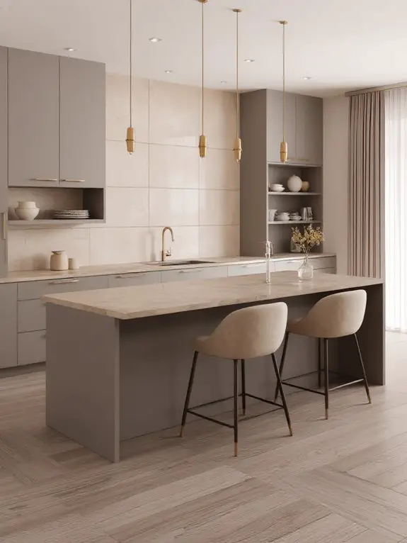 sophisticated warm monochrome harmony