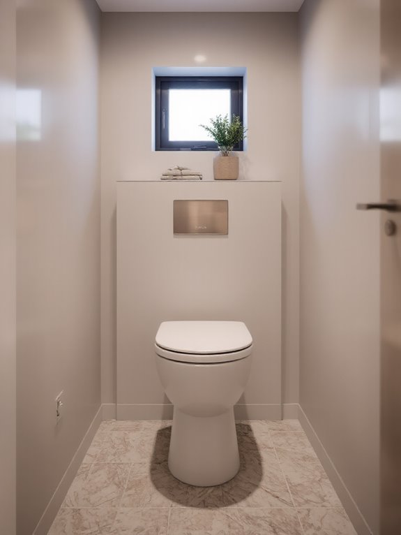 space saving toilet designs