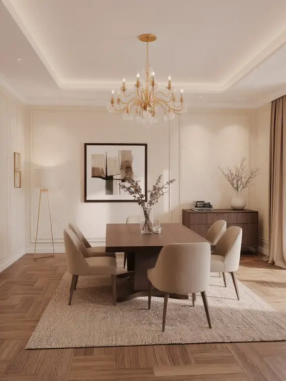 statement chandelier ambiance lighting