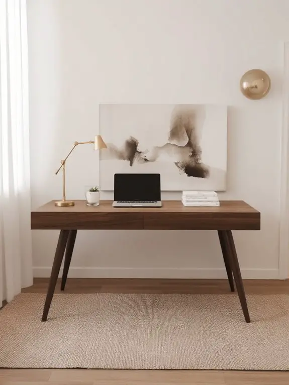 stylish functional statement desk