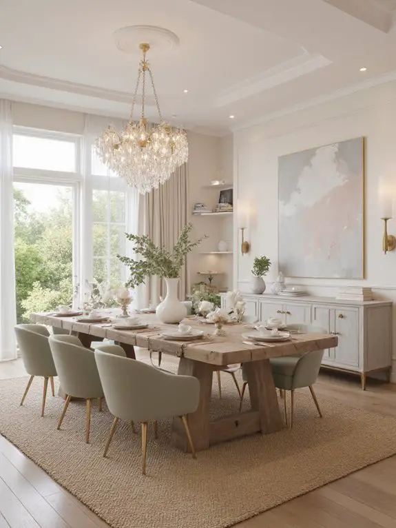 stylish minimalist dining spaces