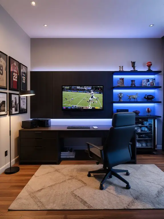 team inspired ergonomic workspace