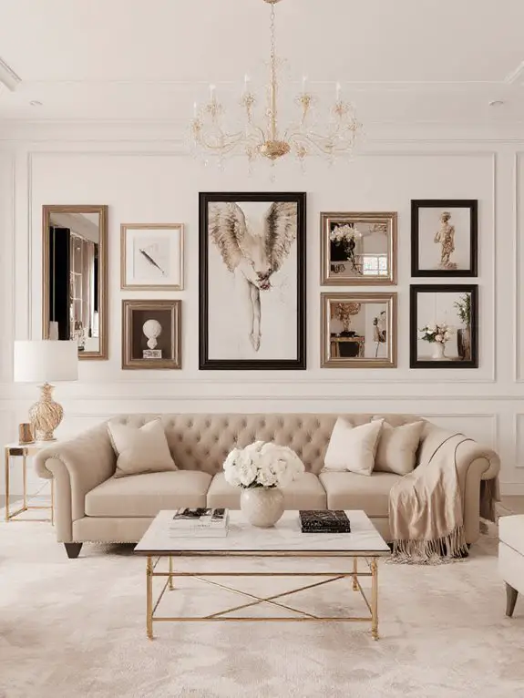 themed personal gallery display