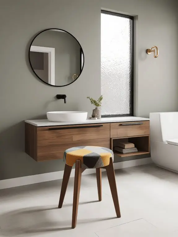 timeless vintage vanity stools