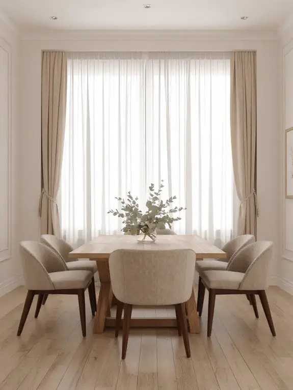 update dining room curtains