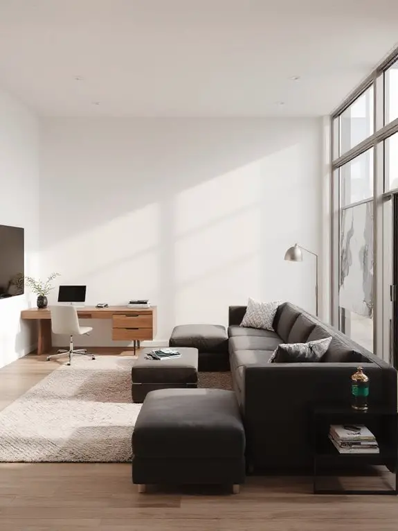 versatile functional cozy workspace