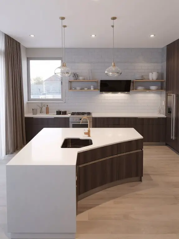 versatile functional stylish island