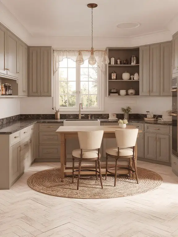 vintage classic cozy kitchen