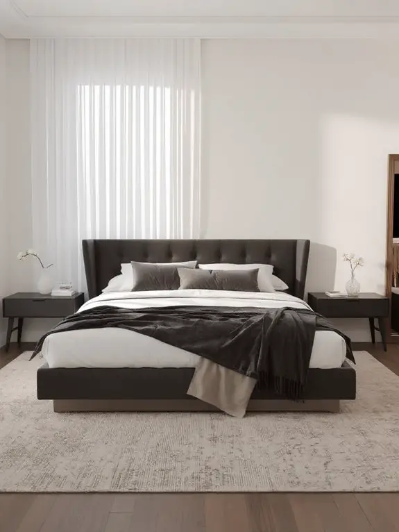 visual anchor in bedrooms
