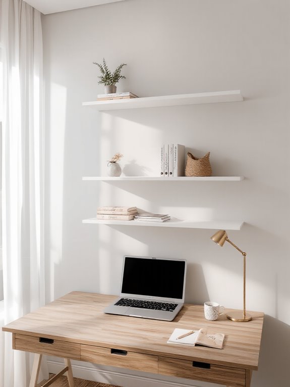 wall mounted space efficiency
