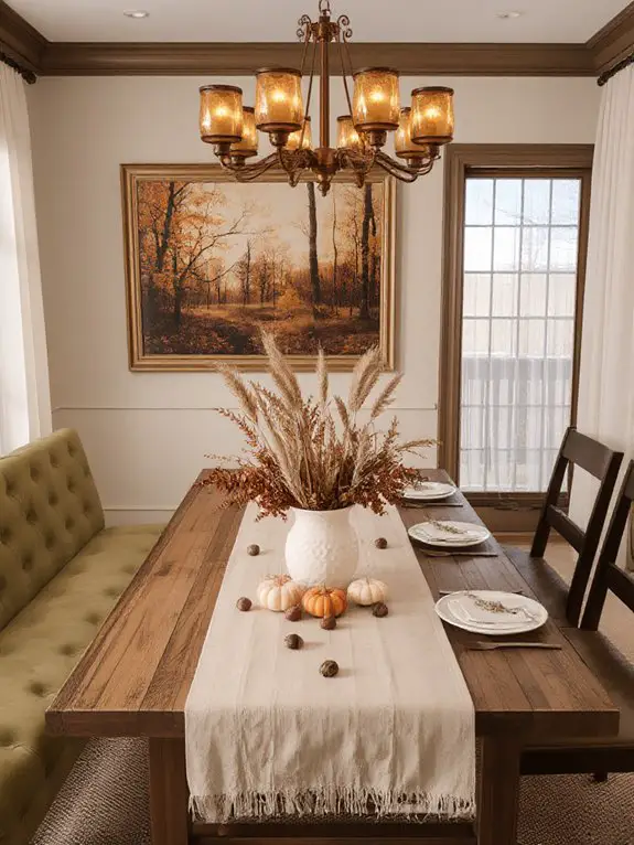 warm autumn art focal