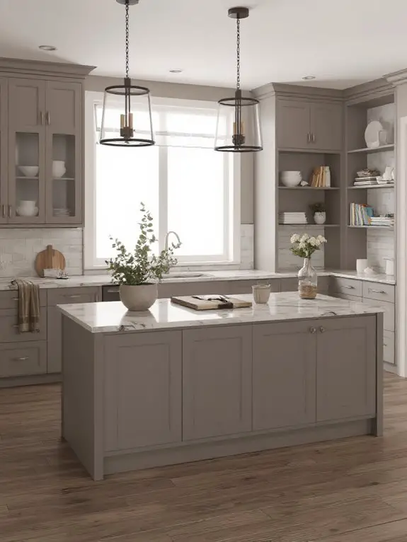 warm gray cozy floors