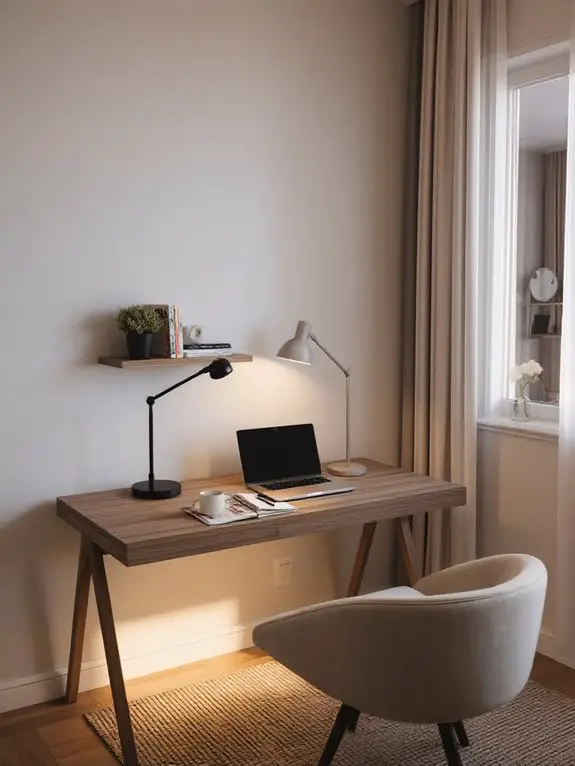warm layered lighting design