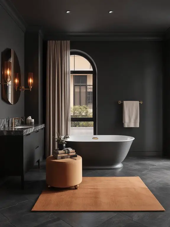warm ochre accent details