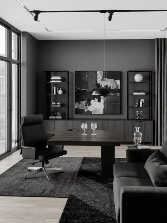 zoned open workspace design